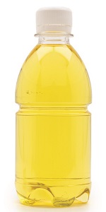Lemon Yellow colored soft drink