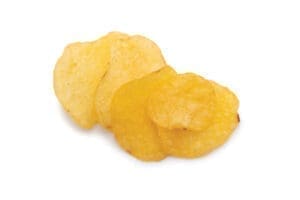 Yellow potato chips