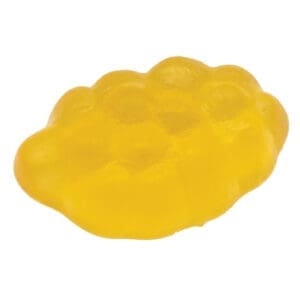 Yellow vitamin gummie