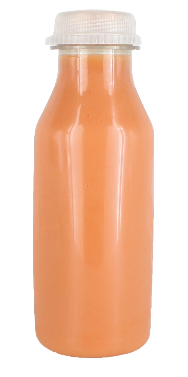 Brilliant Orange colored smoothie