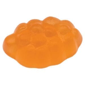 Orange vitamin gummie