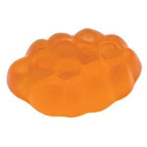 Orange vitamin gummie