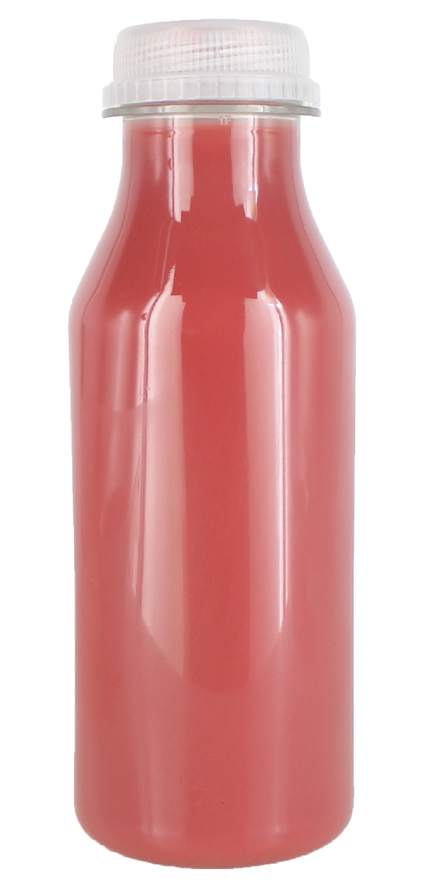 Strawberry Red colored smoothie