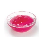 Little glas bowl with pink jam