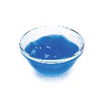 Little glas bowl with blue jam