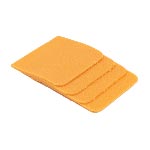 Sliced orange cheese