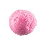 A scoop of pink ice cream