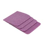 Sliced purple cheese