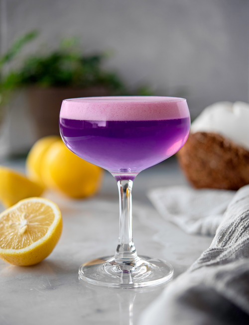 Purple cocktail